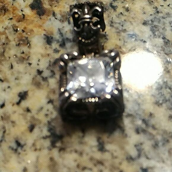 SILPADA Sterling Silver CZ Uptown Pendant Sparkle Nice! - Picture 3 of 10